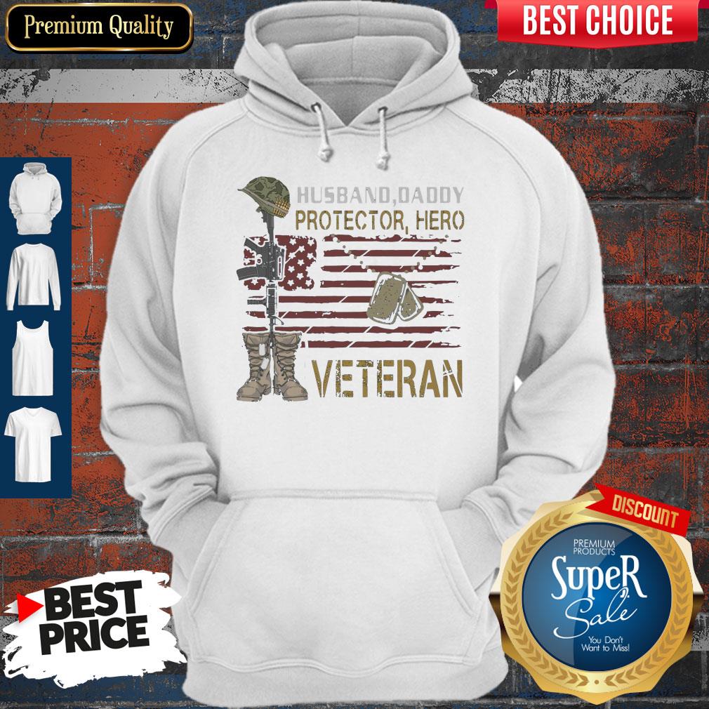 Official Husband Daddy Protector Hero Veteran Hoodie Official Husband Daddy Protector Hero Veteran Hoodie