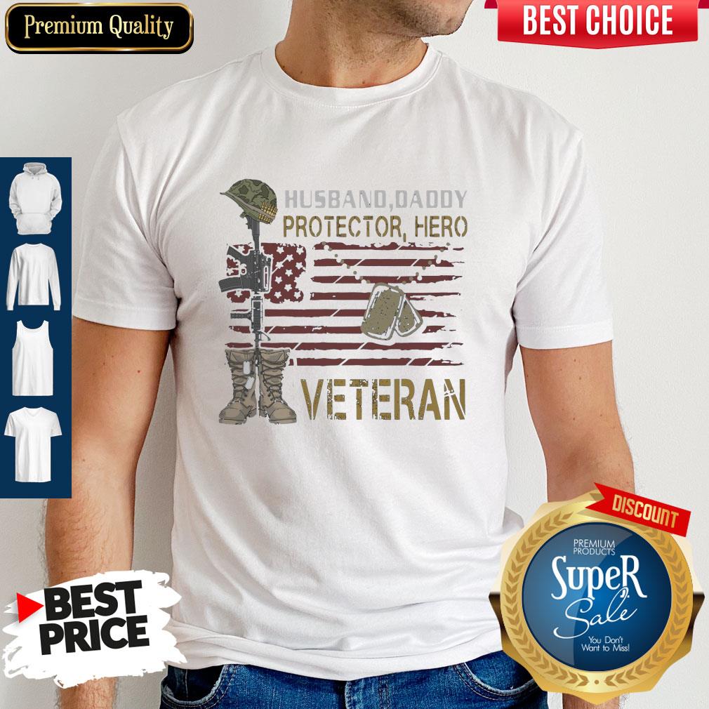 Official Husband Daddy Protector Hero Veteran Shirt Official Husband Daddy Protector Hero Veteran Shirt