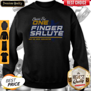 Official Oh Boy One Finger Salute Sweatshirt