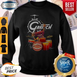 Official The Muppet Show Animal Playing Gretsch Drums Sweatshirt