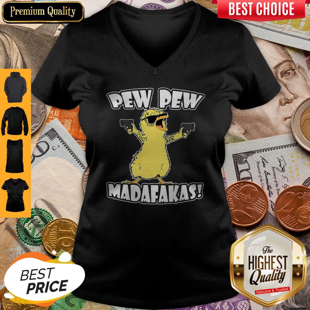 Pew Pew Madafakas Crazy Chick V-neck Pew Pew Madafakas Crazy Chick V-neck