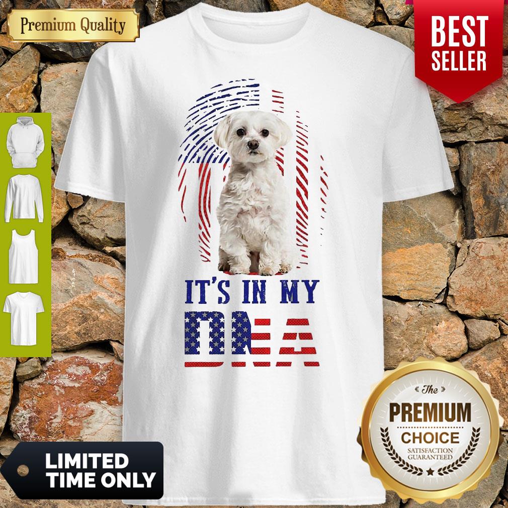 Official It's In My Dna Dog American Flag Shirt Official It's In My Dna Dog American Flag Shirt