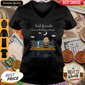 Snoopy And Peanut Best Friends Come In All Shapes And Sizes V-neck
