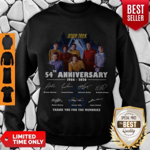 Star Trek 54th Anniversary 1966 2020 All Character Signature Sweatshirt