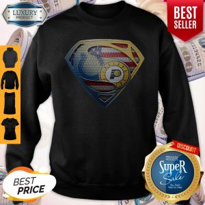 Superman Boise State And Indiana Pacers American Flag Independence Day Sweatshirt