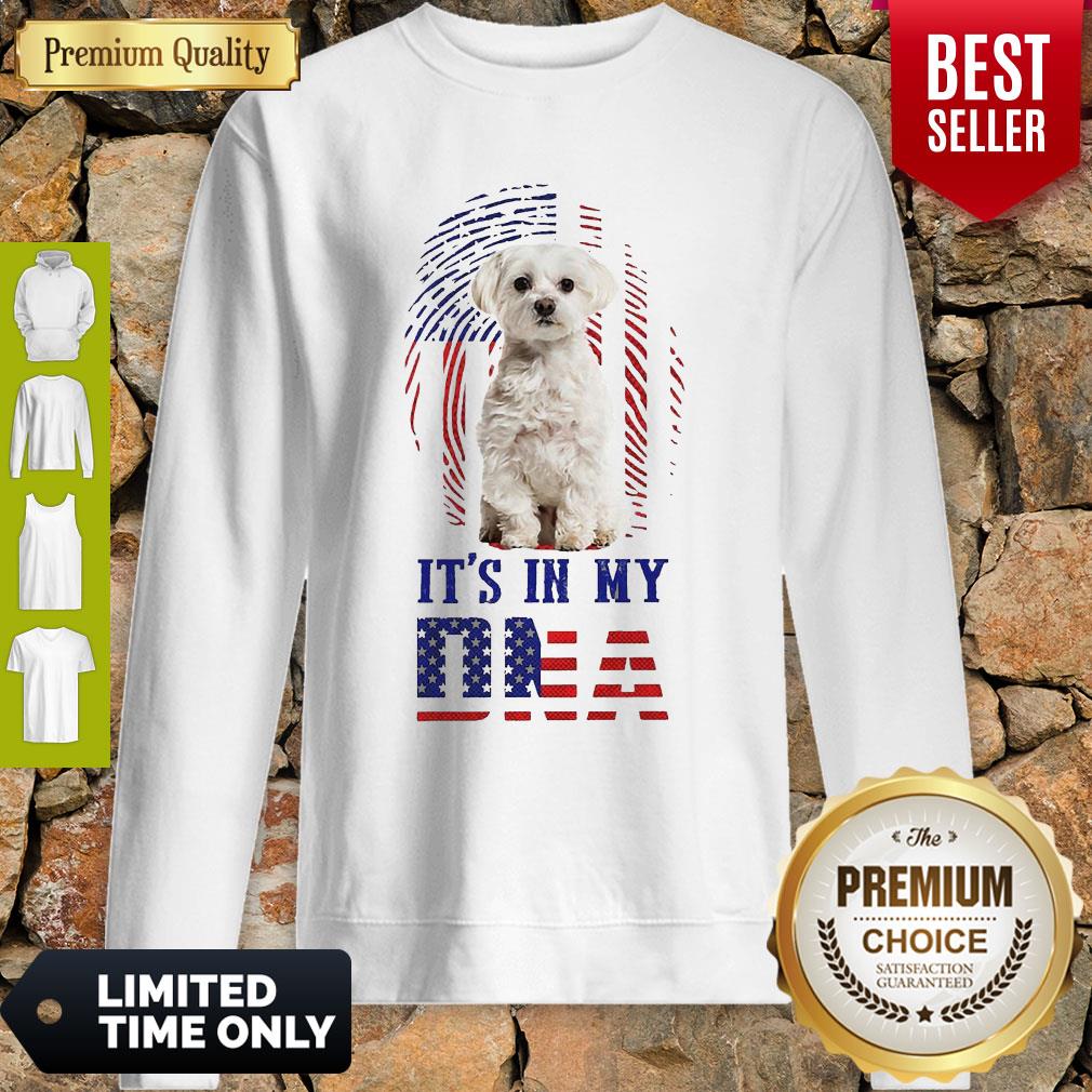 Official It's In My Dna Dog American Flag Sweatshirt Official It's In My Dna Dog American Flag Sweatshirt