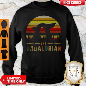 The Dadalorian Definition Father’s Day Vintage Sunset Sweatshirt