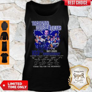 Toronto Maple Leafs 103th Anniversary 1917-2020 Signature Tank Top