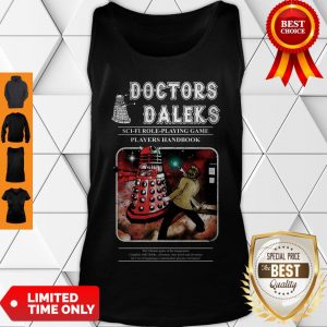 Doctors Daleks Sci-fi Role Playing Game Players Handbook Tank Top