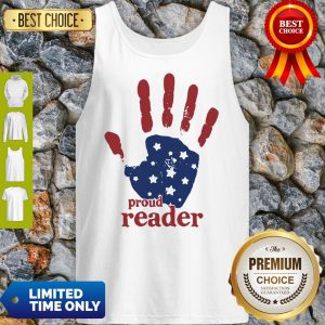 Independence Day Handprint Proud Reader Tank Top