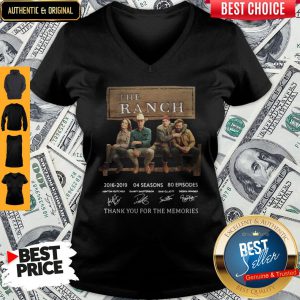 The Ranch TV Series 2016-2020 Signature Thank You For The Memories V-neck