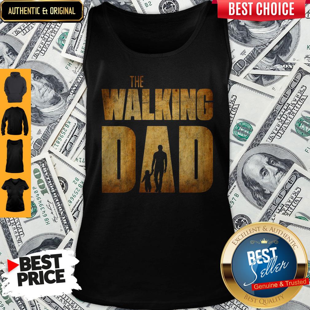The Walking Dad Father Daughter Father's Day Tank Top The Walking Dad Father Daughter Father's Day Tank Top