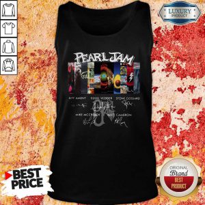 Awesome Pearl Jam Signatures Tank Top