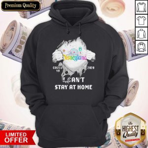 Blood Inside Me Disneyland Health Services Covid 19 2020 I Can’t Stay At Home Hoodie