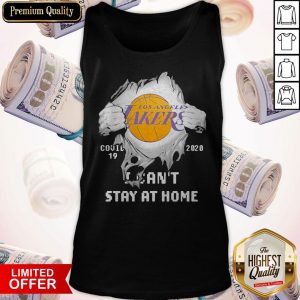 Blood Inside Me Los Angeles Lakers Covid 19 2020 I Can’t Stay At Home Tank Top