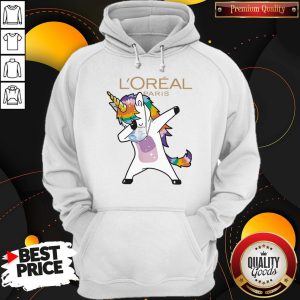 Dabbing Unicorn Mask L’Oréal Paris Logo Coronavirus Hoodie
