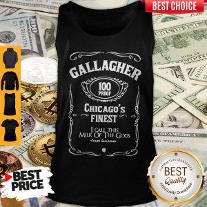 Gallagher 100 Proof Chicago's Finest Tank Top