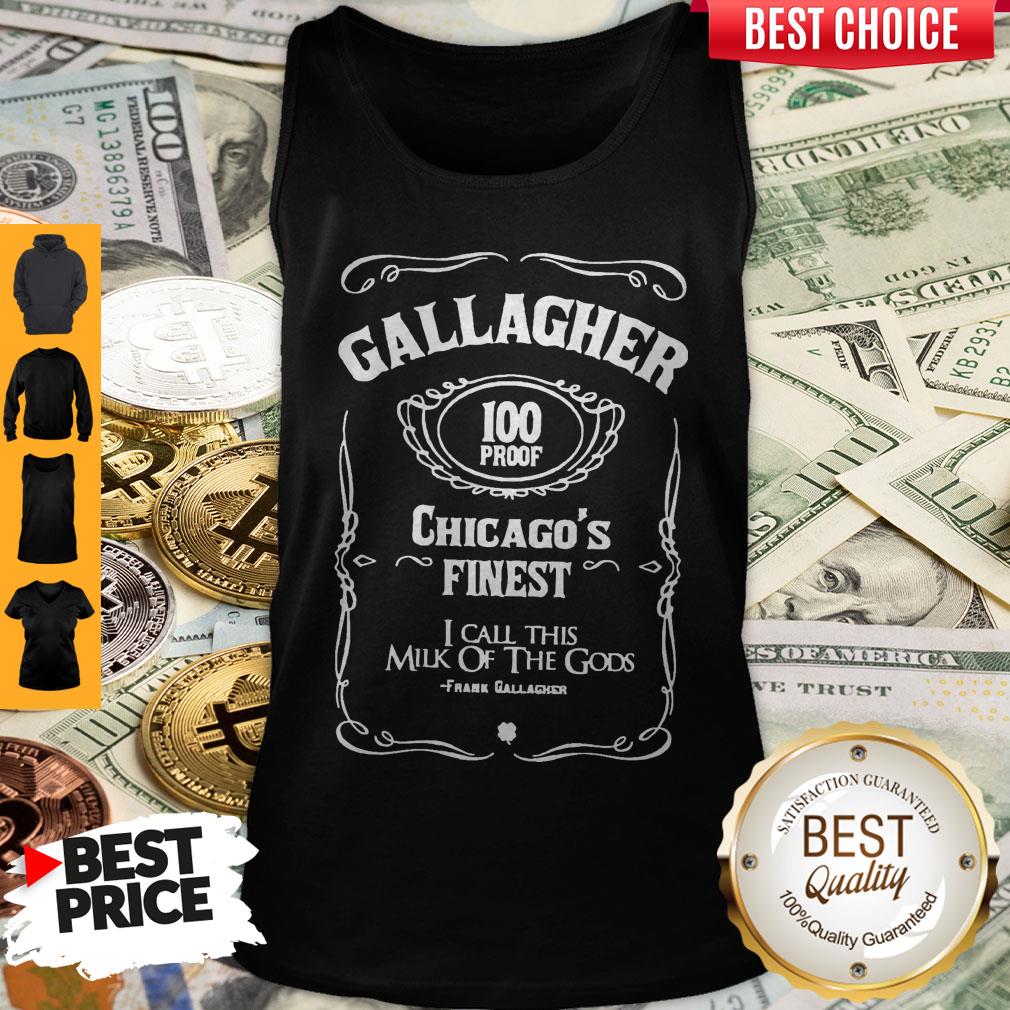 Gallagher 100 Proof Chicago's Finest Tank Top Gallagher 100 Proof Chicago's Finest Tank Top