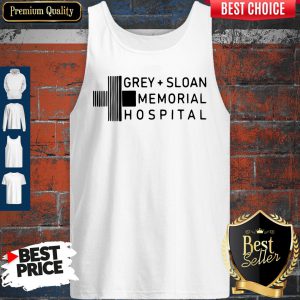 Nice NuffSaid Gray Sloan Memorial Hospital Tank Top