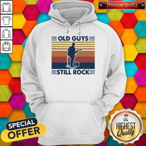 Premium Guitar Old Guys Still Rock Vintage Hoodie