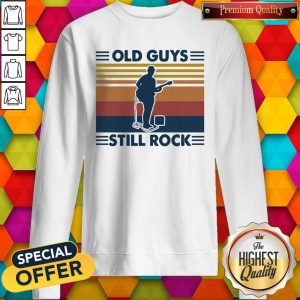 Premium Guitar Old Guys Still Rock Vintage Sweatshirt