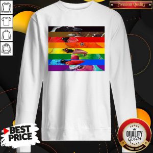 Premium Lgbtqia Pride Birds Sweatshirt