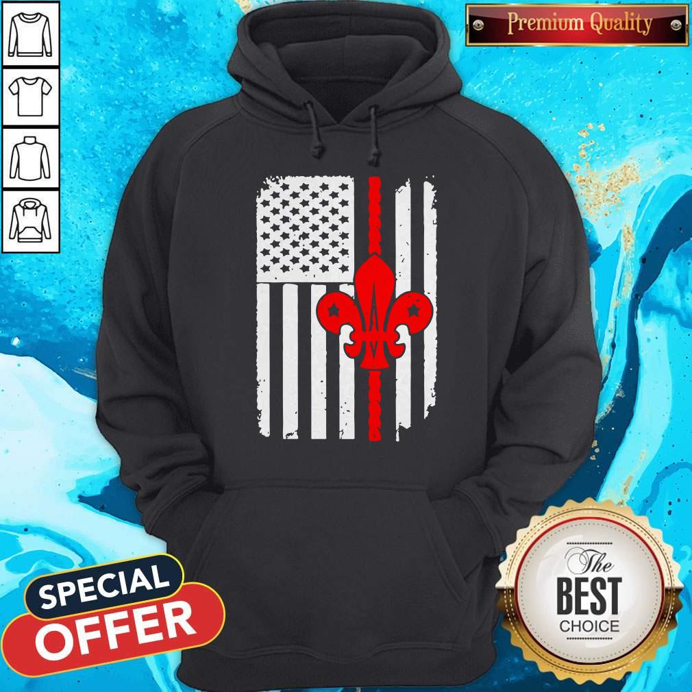 Pretty Scouting Scout American Flag Hoodie Pretty Scouting Scout American Flag Hoodie