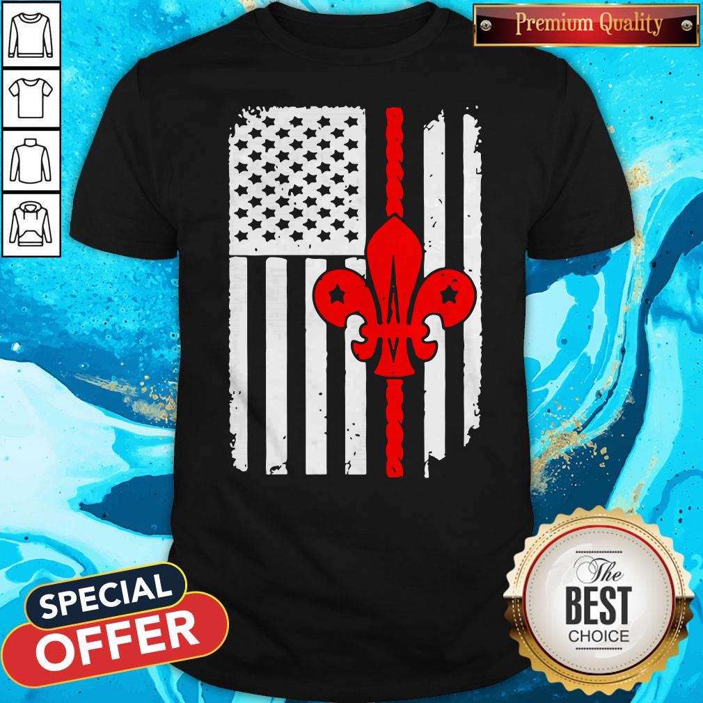Pretty Scouting Scout American Flag Shirt Pretty Scouting Scout American Flag Shirt