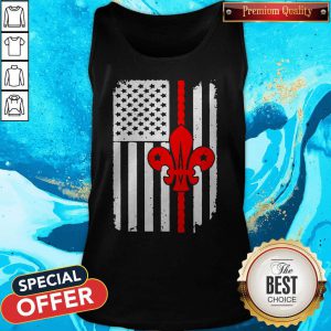 Pretty Scouting Scout American Flag Tank Top