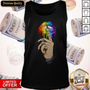 Top LGBT Hand Lip Shuh Duh Fuh Cup Tank Top