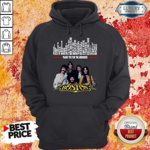Top Thank You For The Memories Band Boston Hoodie