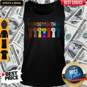 We Rise Together All Lives Matter Hands Symbol LGBT Tank Top