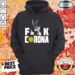 Awesome Bunny Face Mask Fuck Corona Hoodie