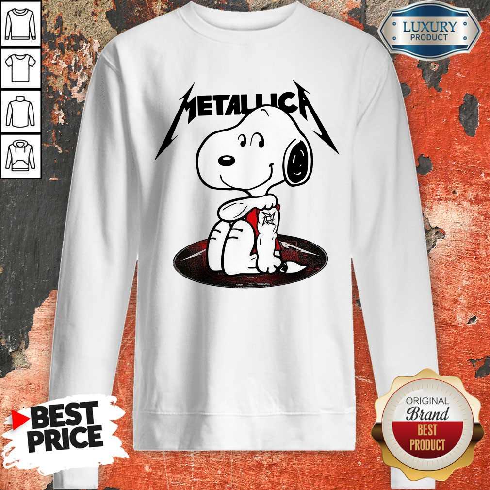 Awsome Snoopy Tattoo Metallica Sweatshirt Awsome Snoopy Tattoo Metallica Sweatshirt