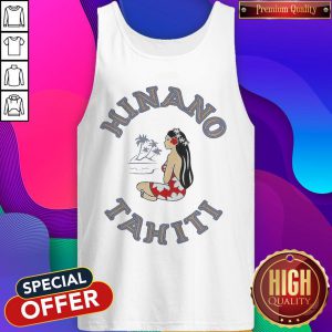 Funny Hinano Tahiti Girl Beach Coconut Tree Tank Top