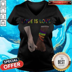 Funny LGBT Love Is Love V-neck