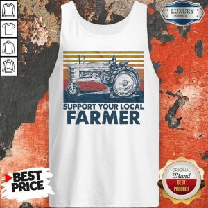 Funny Support Your Local Farmer Agrimotor Vintage Retro Tank Top