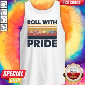 Nice Roll With Pride Rolling Dice Sword Vintage Tank Top