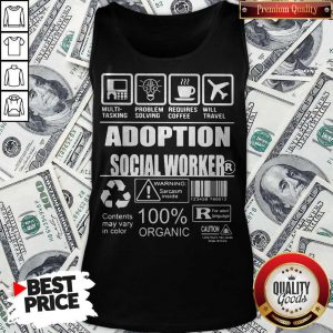 Official Adoption Social Worker Tank Top