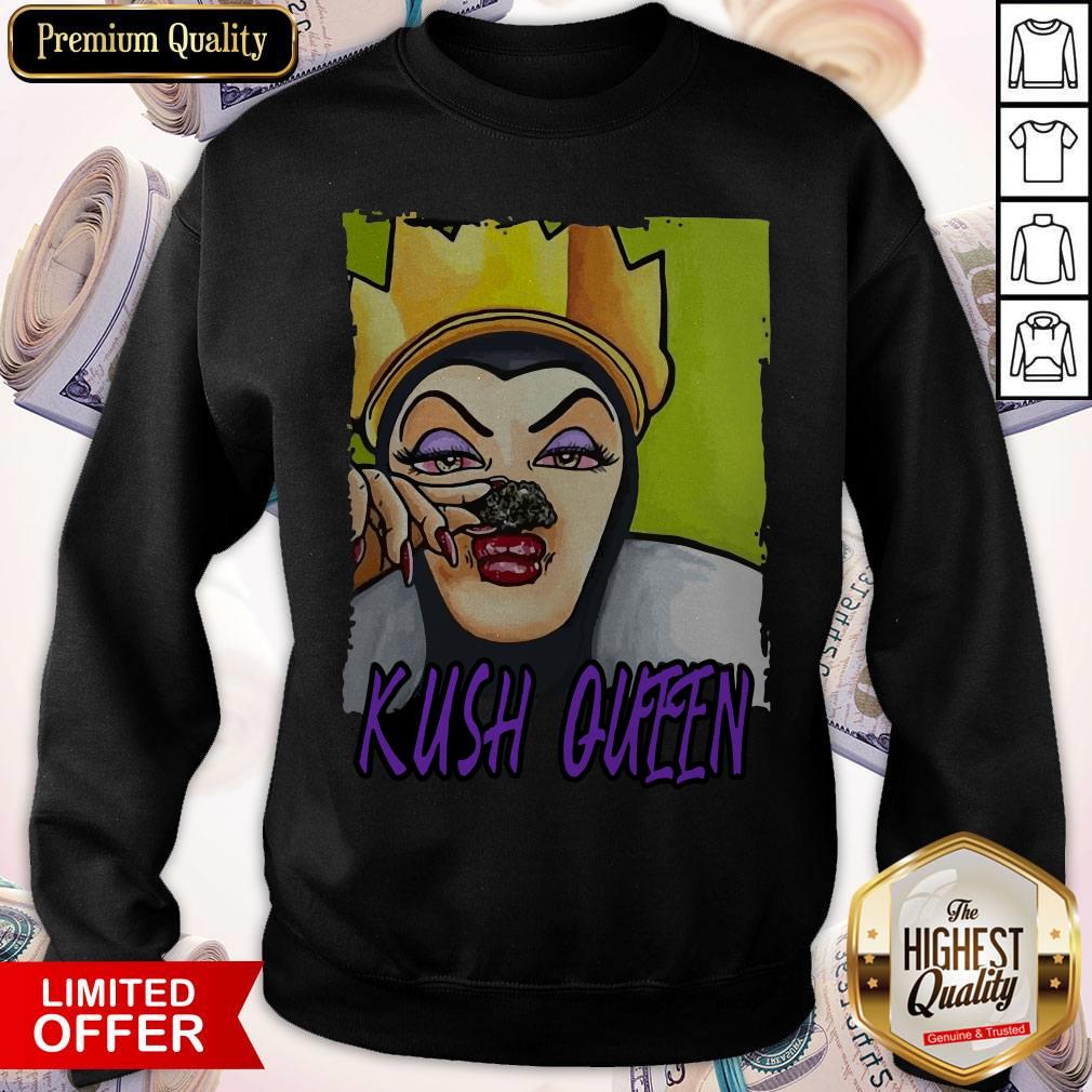 Official Weed Kush Queen Sweatshirt Official Weed Kush Queen Sweatshirt
