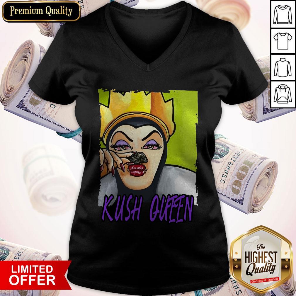 Official Weed Kush Queen V-neck Official Weed Kush Queen V-neck