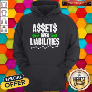 Premium Black Assets Over Liabilities Hoodie