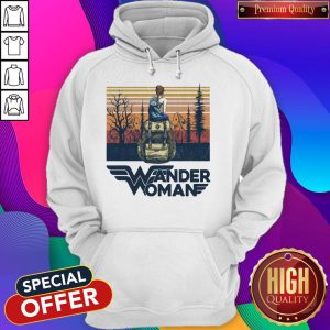Premium Camping Wander Woman Vintage Retro Hoodie