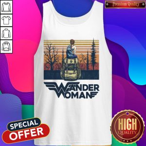 Premium Camping Wander Woman Vintage Retro Tank Top