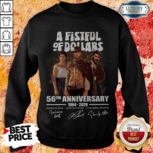 Top A Fistful Of Dollars 56th Anniversary 1964 2020 Signatures Sweatshirt