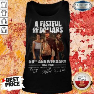 Top A Fistful Of Dollars 56th Anniversary 1964 2020 Signatures Tank Top