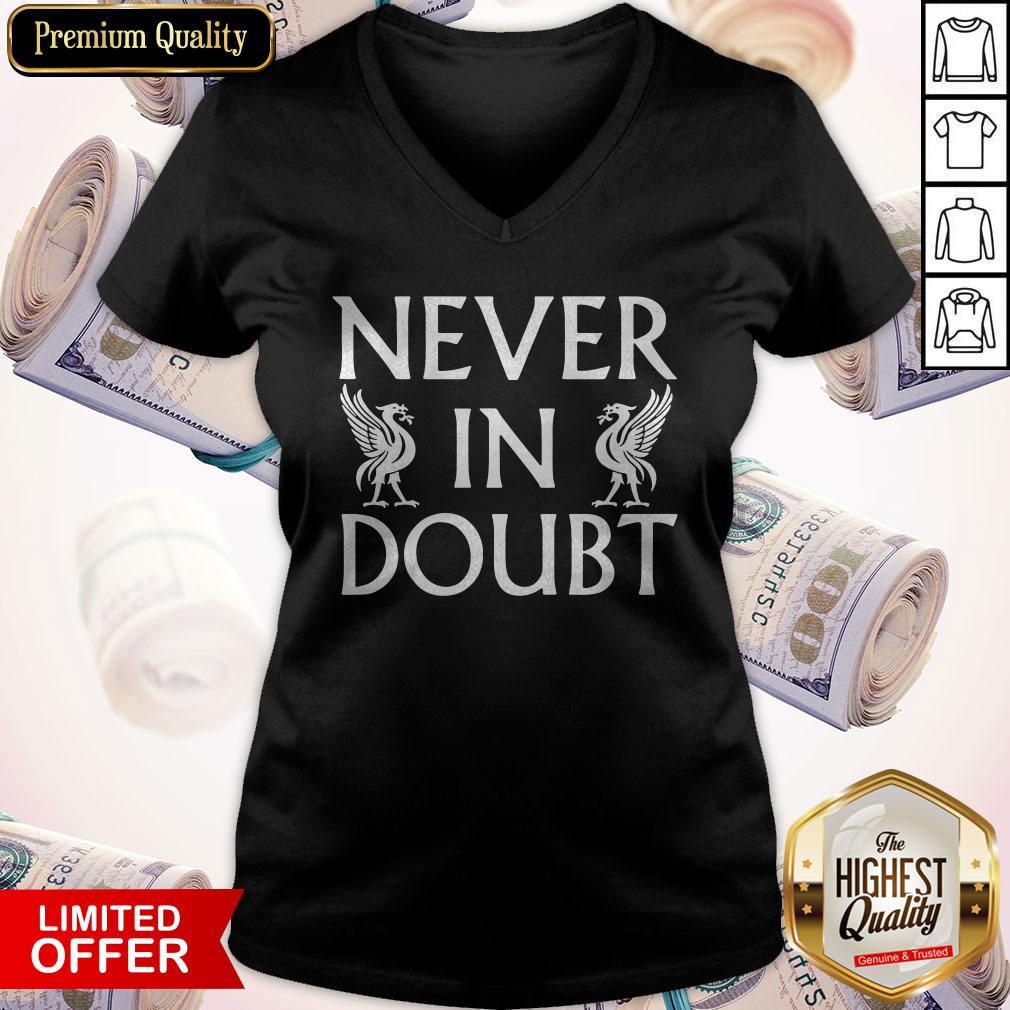 Top Never In Doubt Champions 2020 Liverpool Fc V-neck Top Never In Doubt Champions 2020 Liverpool Fc V-neck