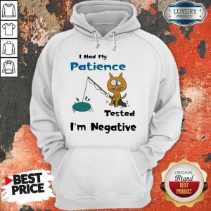 Awesome Cat I Had Me Pati Tested I'M Negative Hoodie