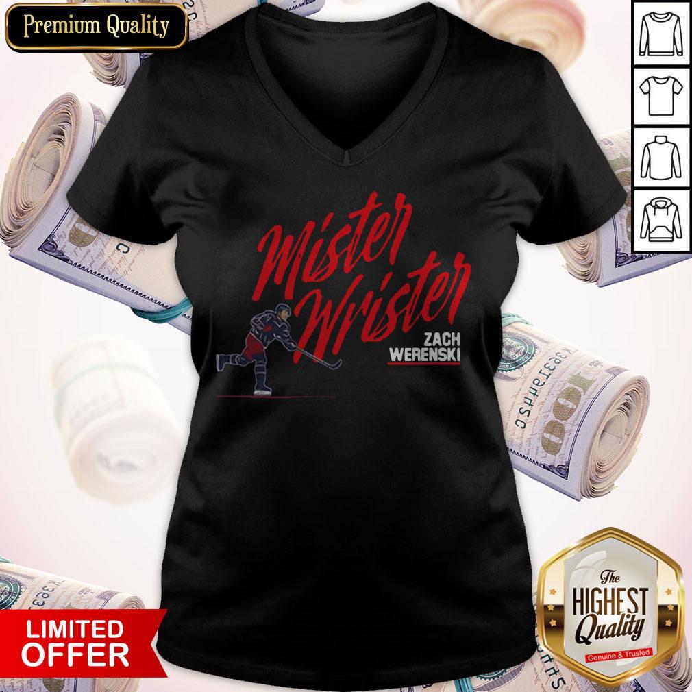Awesome Mister Wrister Columbus – Licensed by Zach Werenski Shirt Awesome Mister Wrister Columbus – Licensed by Zach Werenski V-neck