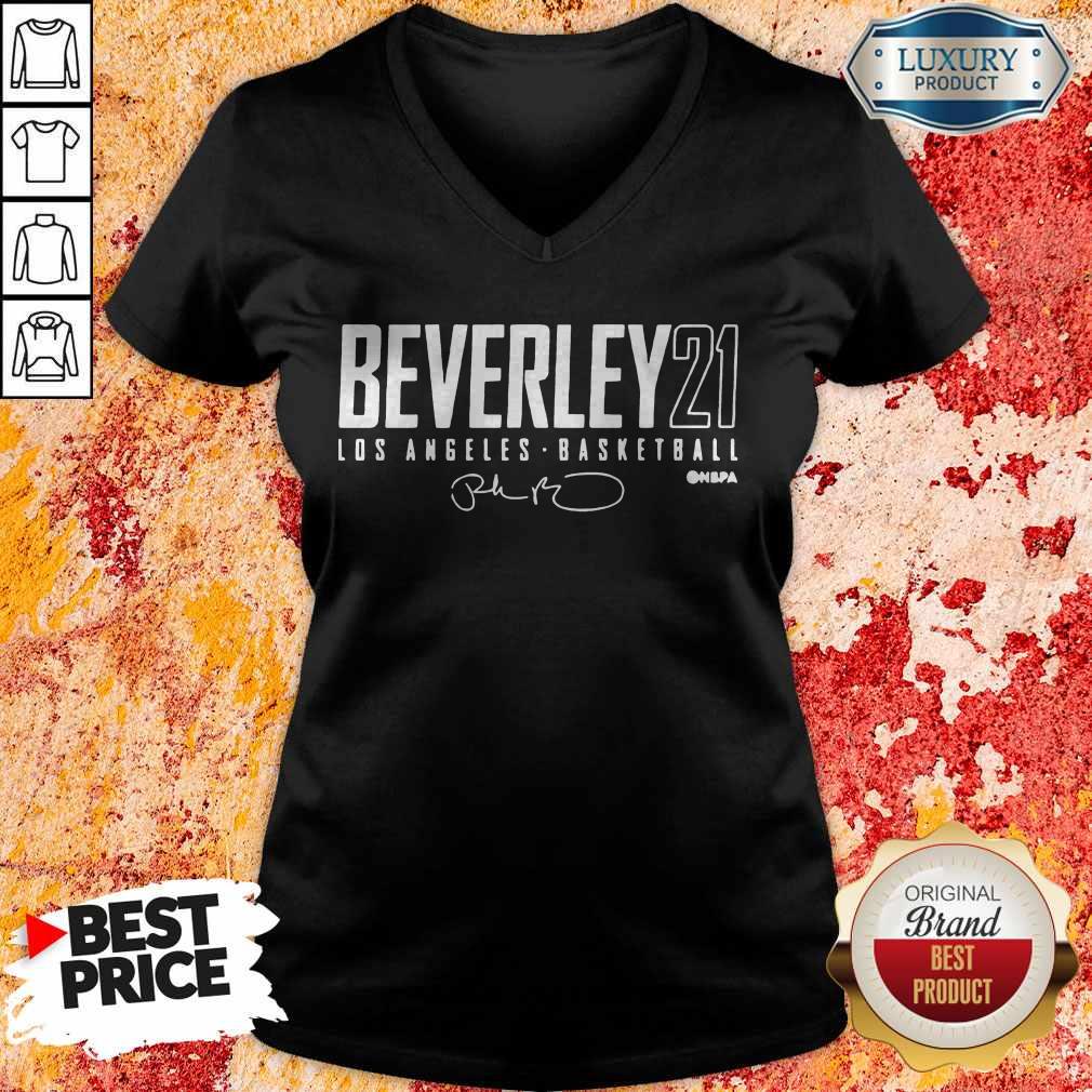 Awesome Patrick Beverley Los Angeles Elite Shirt Awesome Patrick Beverley Los Angeles Elite V-neck